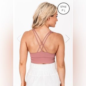 Pink Lily “Can’t Catch Me Rose Sports Bra”